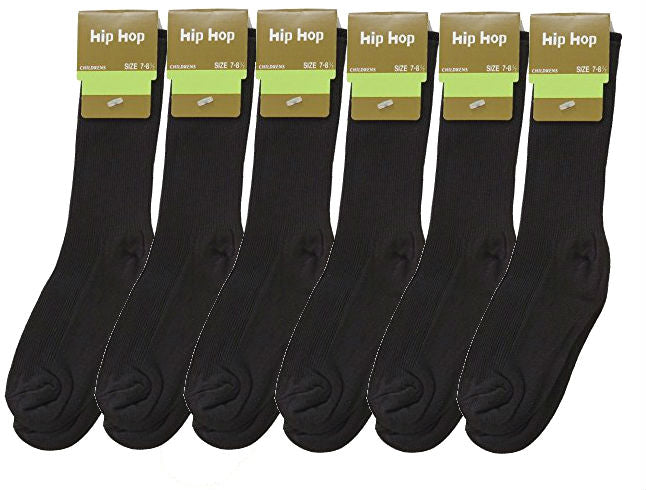B1-7100 - BOYS DRESS SOCKS - SIZE XS-XXL - 2 COLORS (BLACK-WHITE) - PRICE FOR 12 PC EACH SIZE (Copy) (Copy)