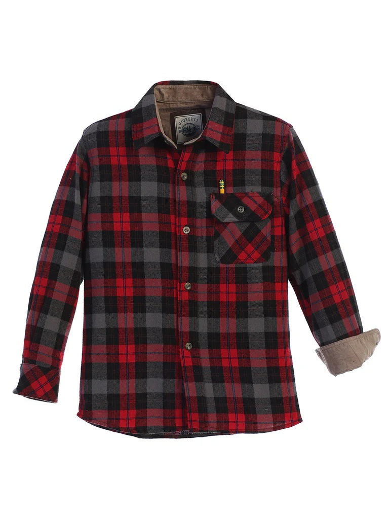 LS-84FC PLAID WOVEN - 6 COLORS ( GROUP 2 ) - SIZE 4-18