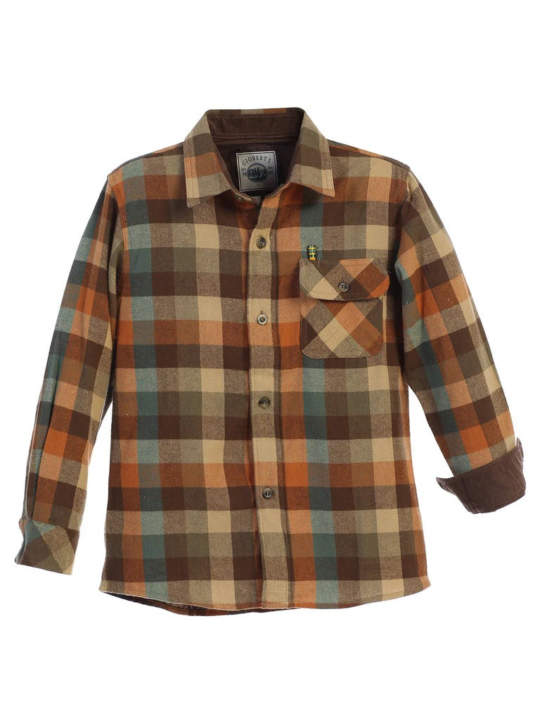 LS-84FC PLAID WOVEN - 6 COLORS ( GROUP 2 ) - SIZE 4-18