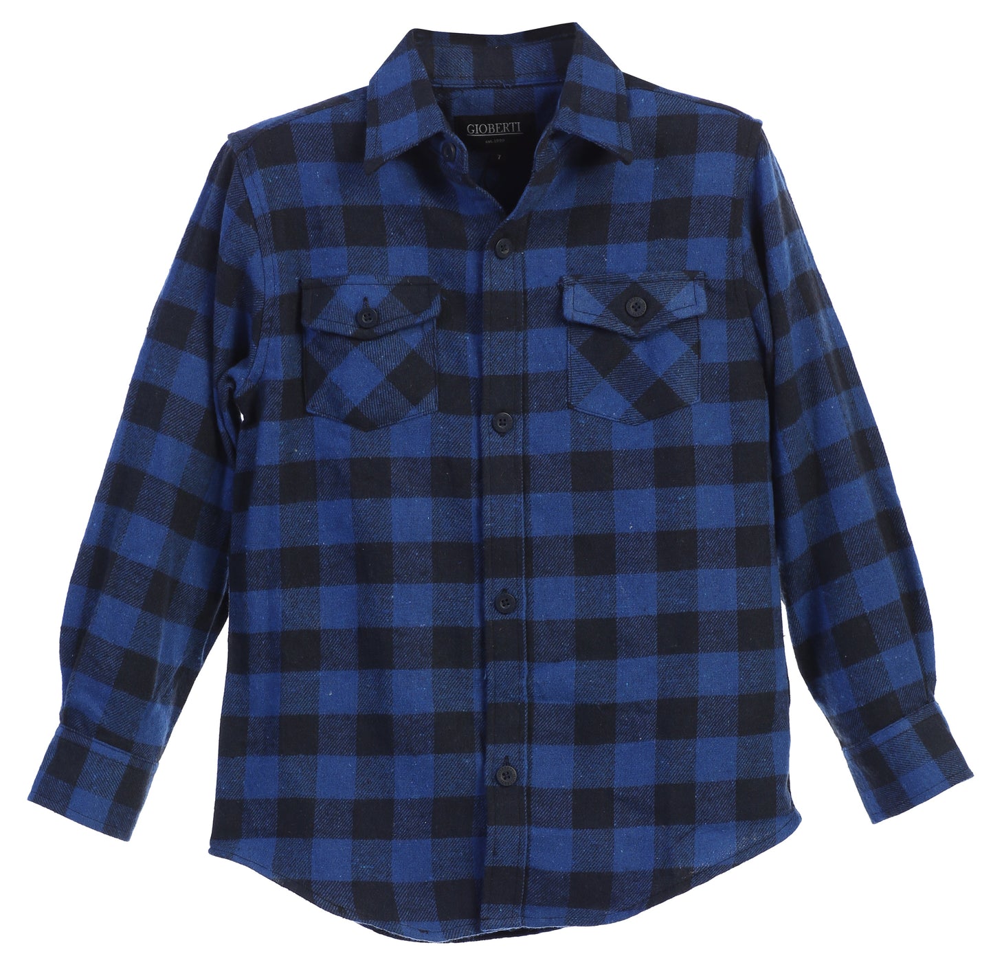 LS-82F Boy's Long Sleeve Flannel Shirt