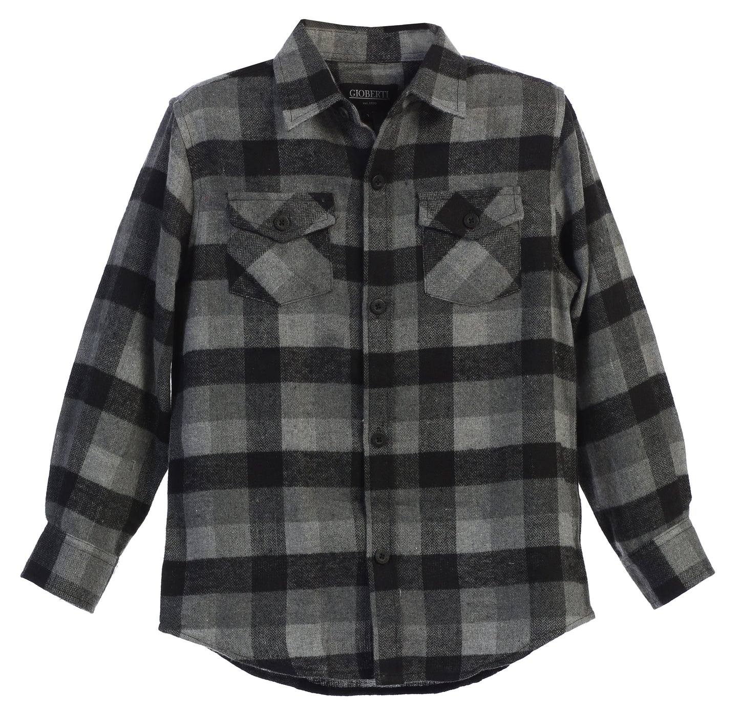 LS-82F Boy's Long Sleeve Flannel Shirt
