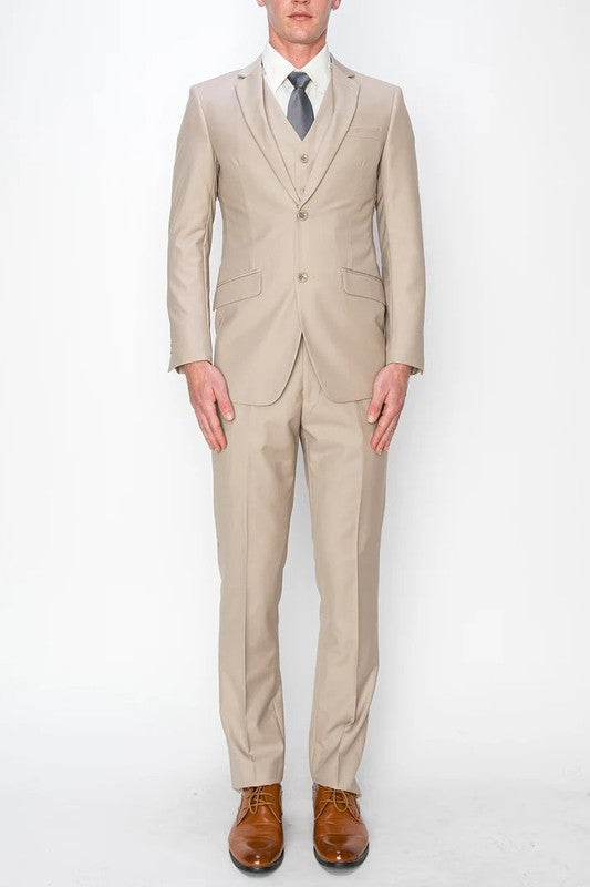 8745-CLASSIC-FIT-BEIGE-3PCS-SIZE 34S-46S & 34R-56R & 38L-56L