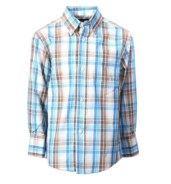 LS-82 PLAID LONG SLEEVE - 7 COLORS ( GROUP 1 ) SIZE 4-18