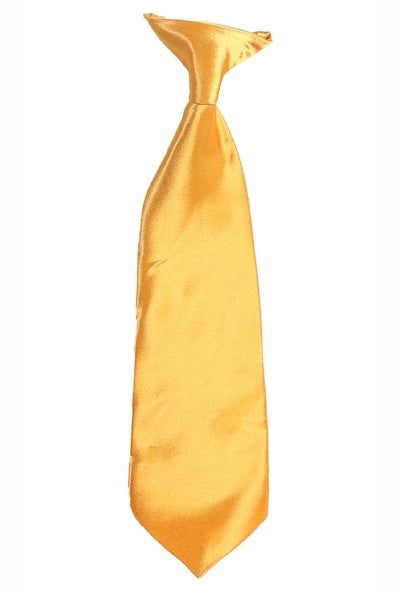 BOYS-SOLID-CLIP-TIE-19 COLORS-SIZE S (2-4) - M (5-7) - L (8-18)