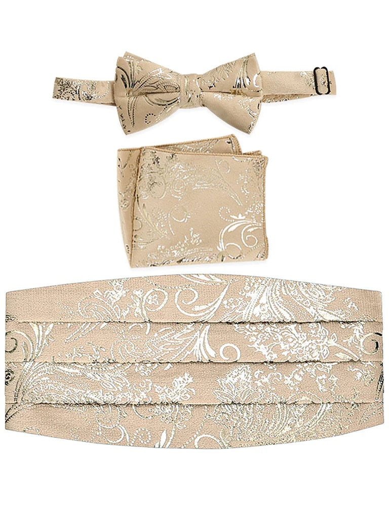 CM-83P PAISLEY Satin Weave Finished Design - 5 COLORS - SIZE 4-18