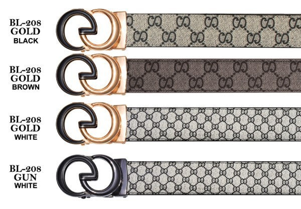 BL-208 Fashion Design Belt (PACK COMES IN 10PCS EACH STYLE)