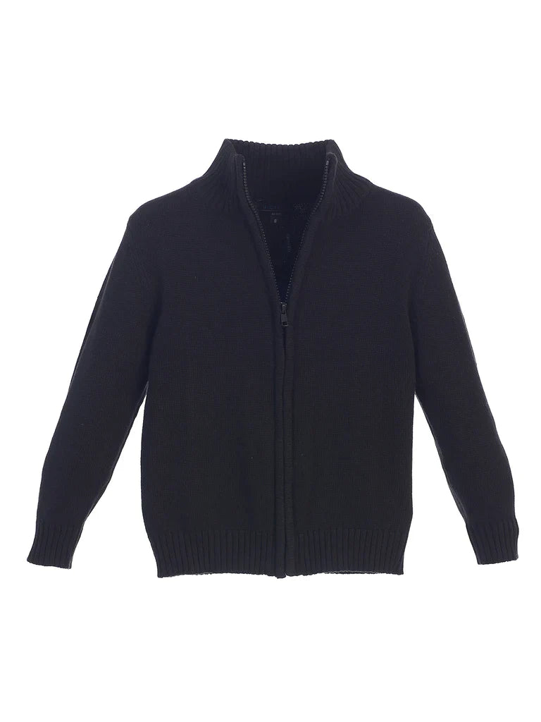 SW-891 CARDIGAN KNITTED FULL ZIP SWEATER - 6 COLORS - SIZE 2-18