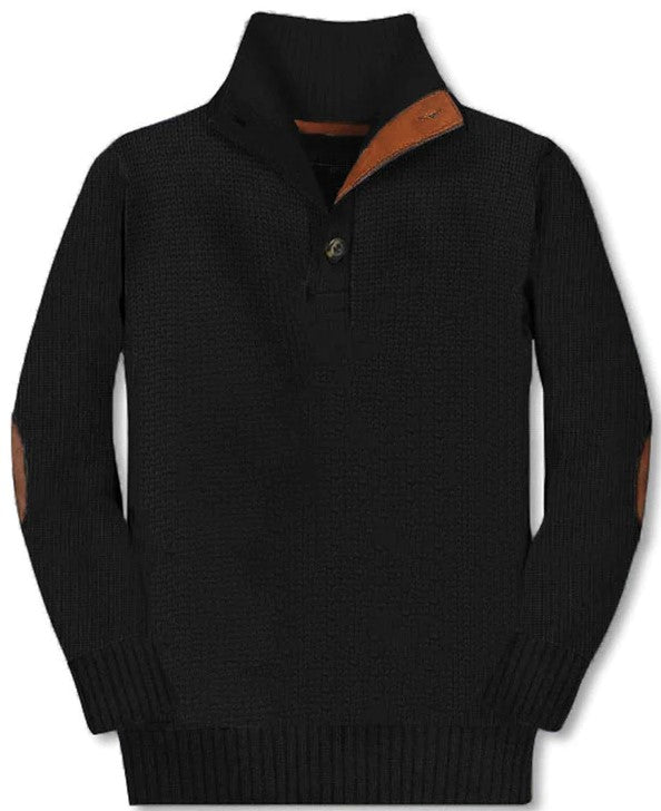 SW-894 CARDIGAN COLLAR KNITTED SWEATER - 7 COLORS - SIZE 2-18