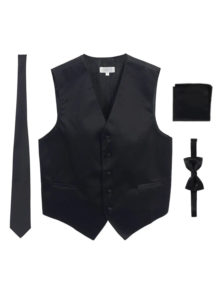 VSM4-MEN'S 4 PC VEST SET