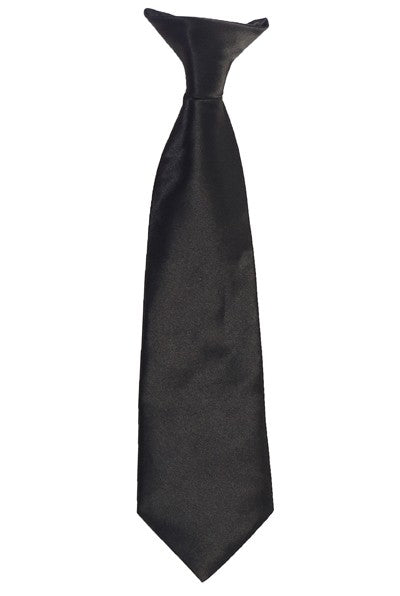 BOYS-SOLID-CLIP-TIE-19 COLORS-SIZE S (2-4) - M (5-7) - L (8-18)