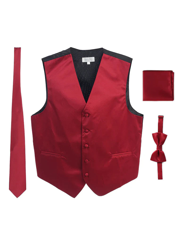 VSM4-MEN'S 4 PC VEST SET