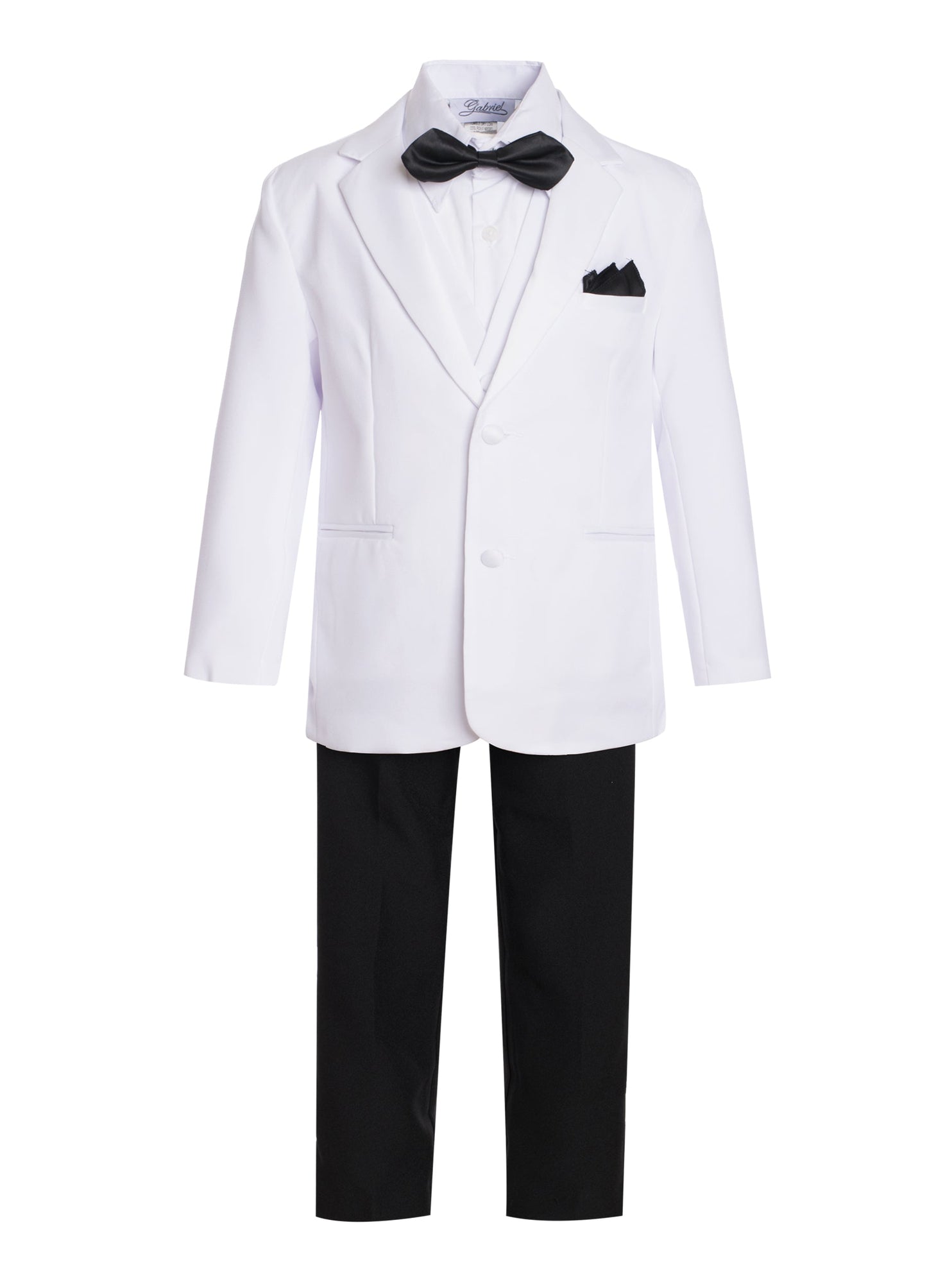 BY-031 Boys formal suit with bow tie (5 pcs)