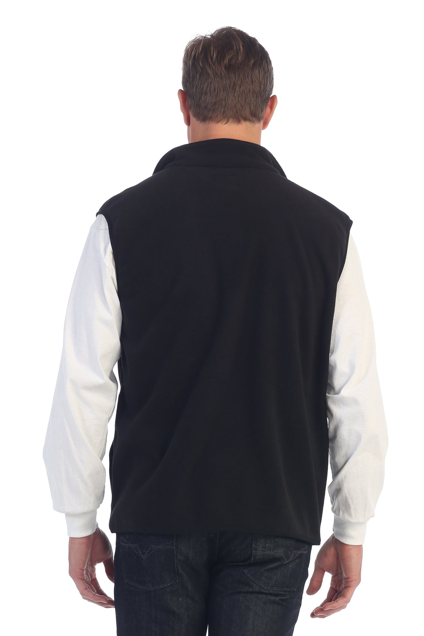 FV-903 Men's Full Zipper Polar Fleece Vest