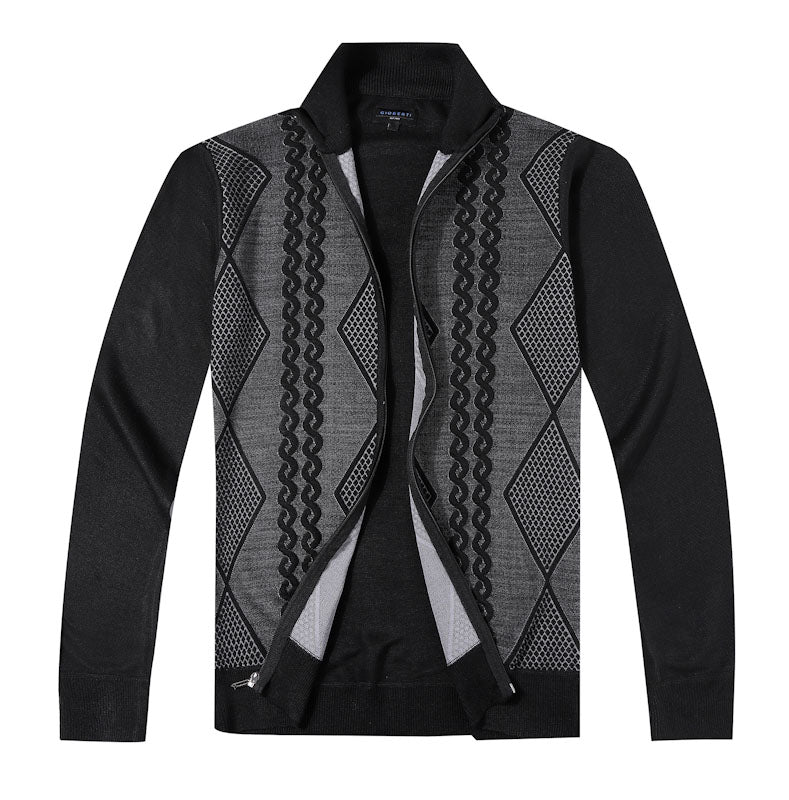 SW-818 FULL ZIP CARDIGAN SWEATER - 4 COLORS- SIZE 4-18