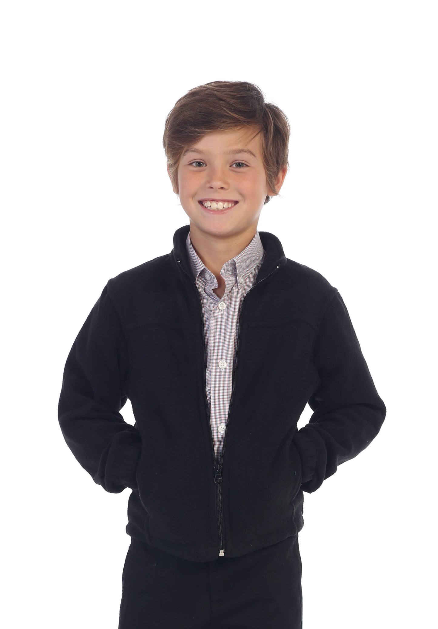 FS-801 Full Zip Polar Fleece Jacket - 10 Colors - Size 4-18