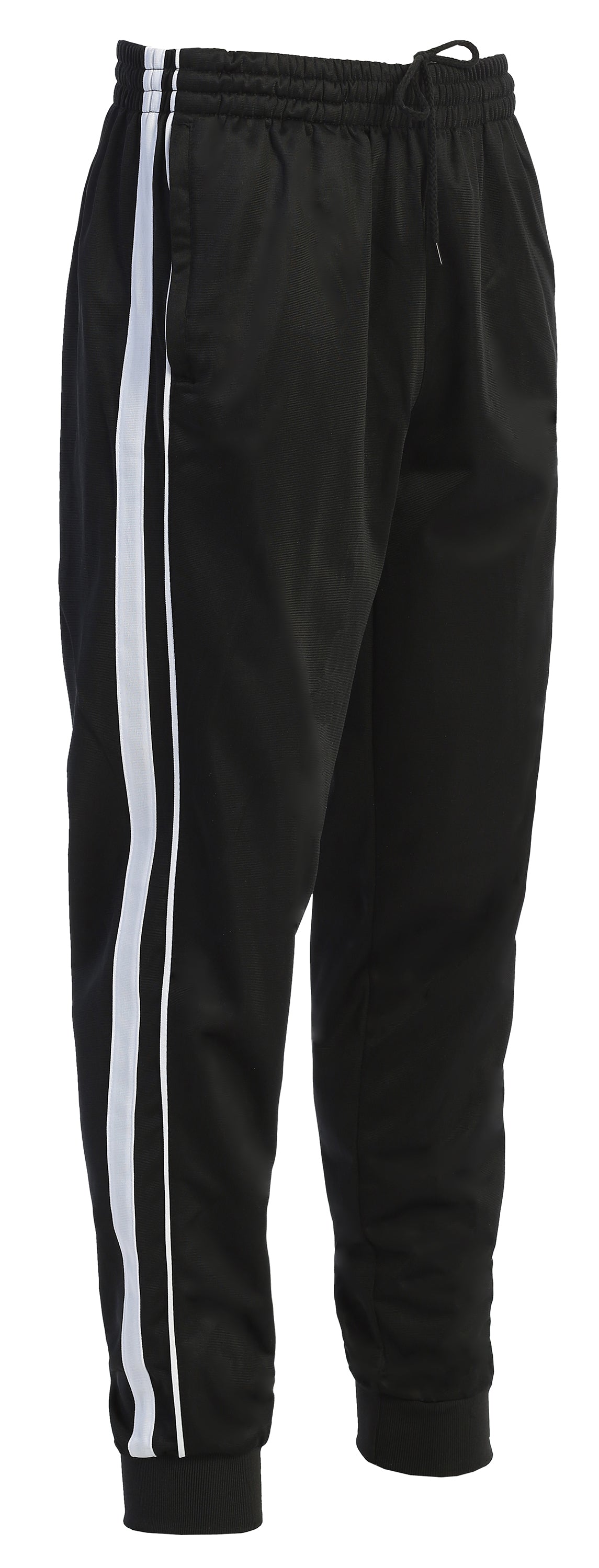 TP-962 MEN'S ATHLETIC TRACK PANTS WITH RIBBED CUFF LEG