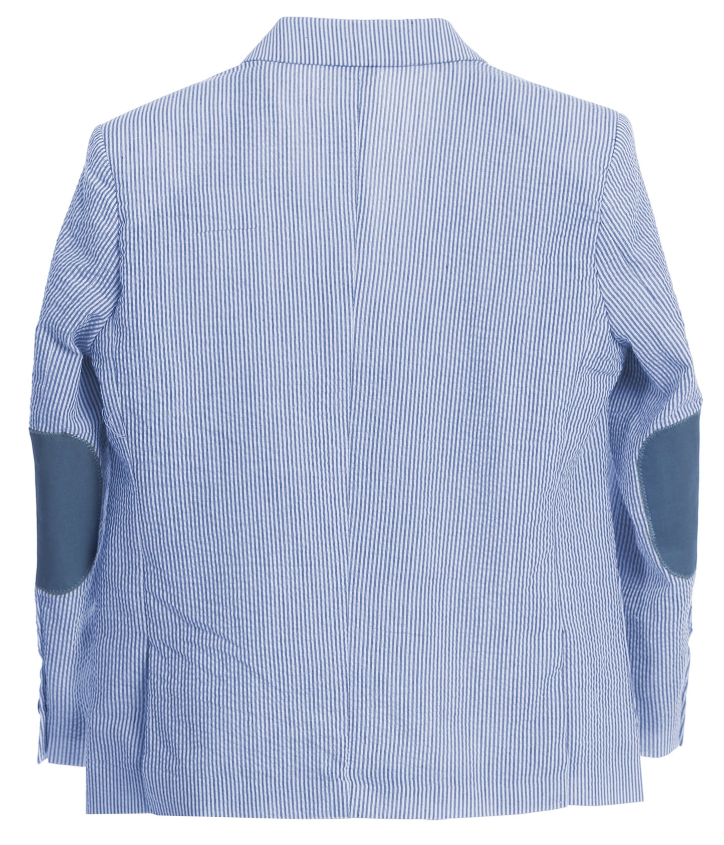 BLZ-S BLUE Boy's Seersucker Blazer Jacket SIZE 2-20