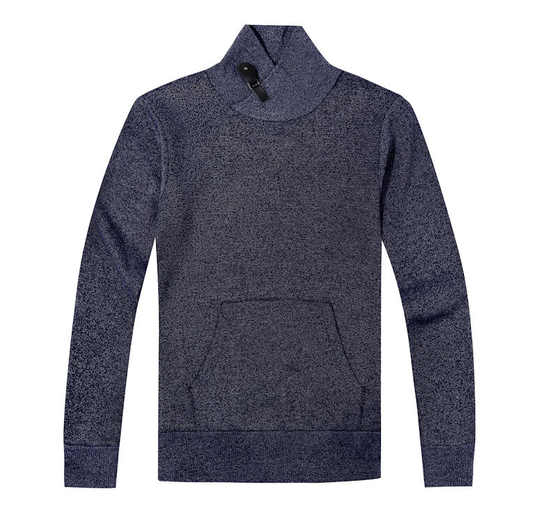 SW-922 MEN'S LONG SLEEVE TURTLENECK COLLAR PULLOVER KNITTED SWEATER