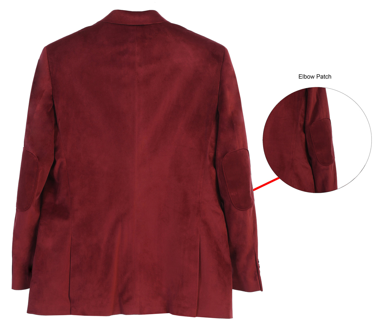 BLZ-98-VELVET - 4 COLORS - SIZE SHORT 36S-42S - SIZE REGULAR 36R-44R - SOLID BUTTON