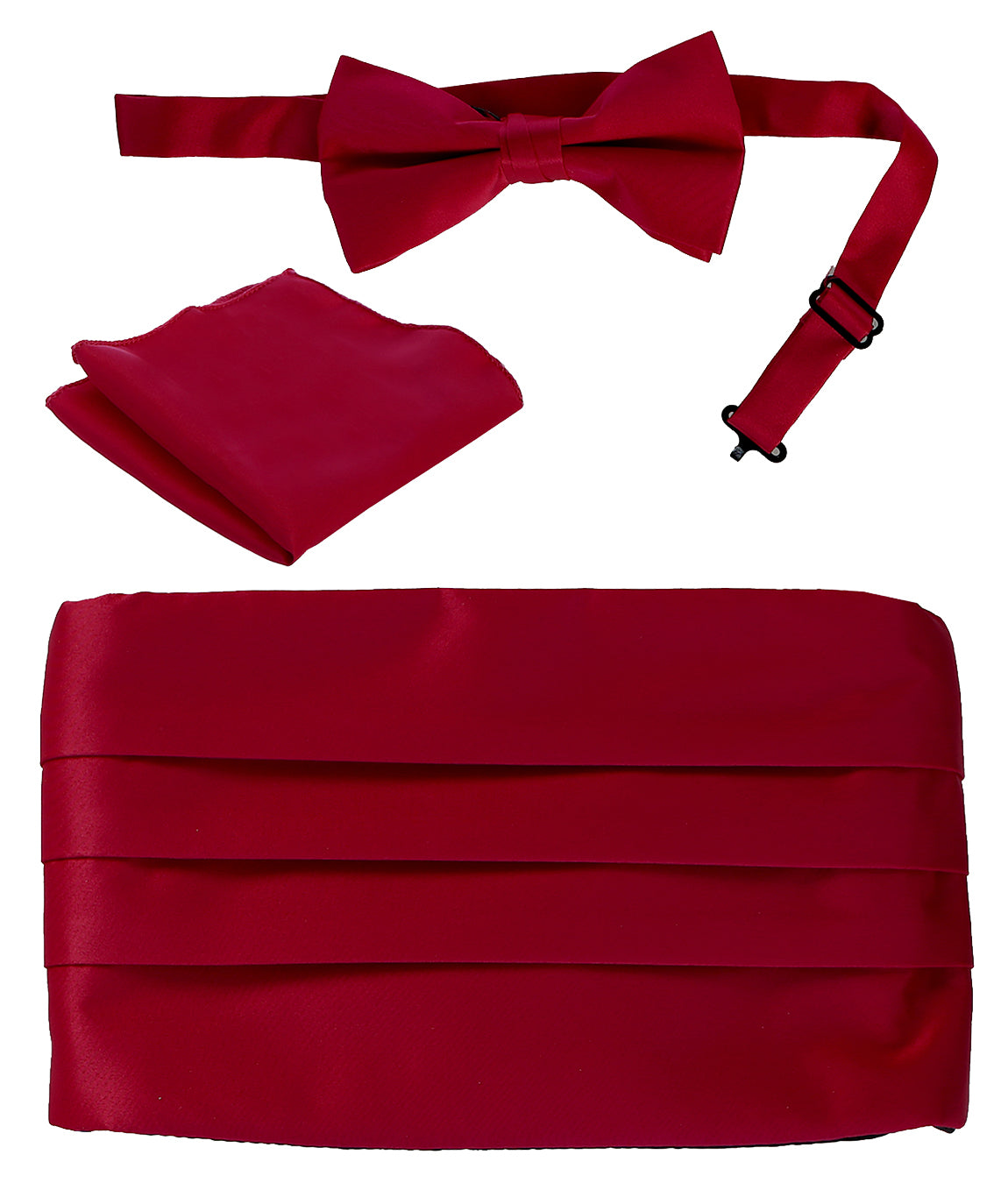CM-83 BOY'S 4-18Adjustable Satin Cummerbund 3 PC Set - 13 COLORS - SIZE 4-18