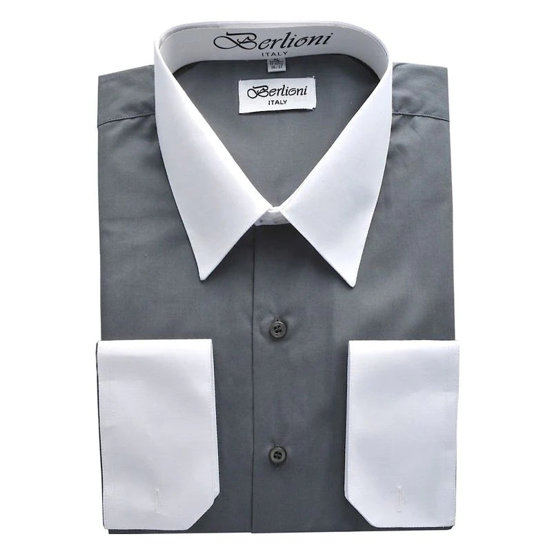 MAGEN KID'S BL-TWO-TONE-SHIRT