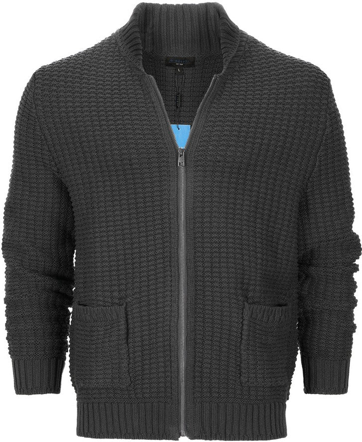 AF-1207 MEN'S MILANO RIB KNITTED SWEATER