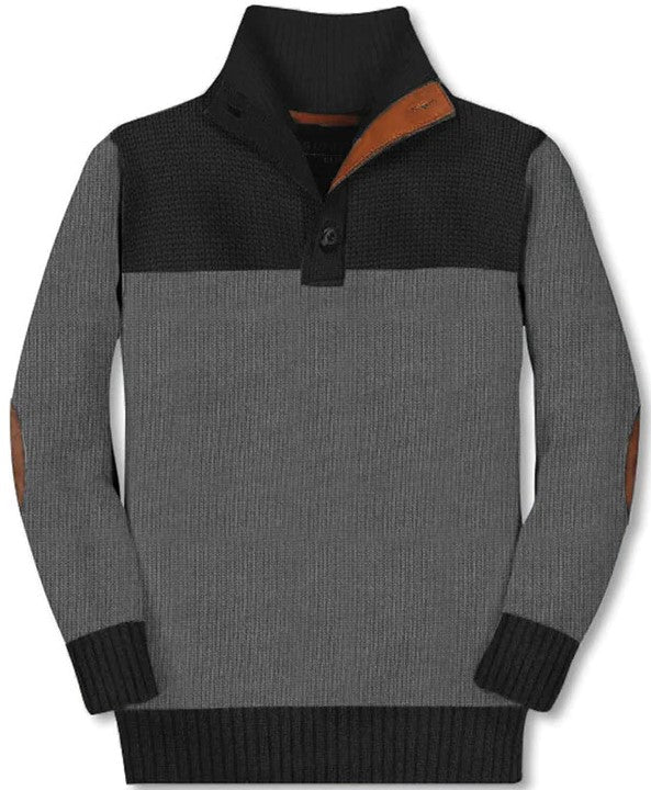 SW-894 CARDIGAN COLLAR KNITTED SWEATER - 7 COLORS - SIZE 2-18