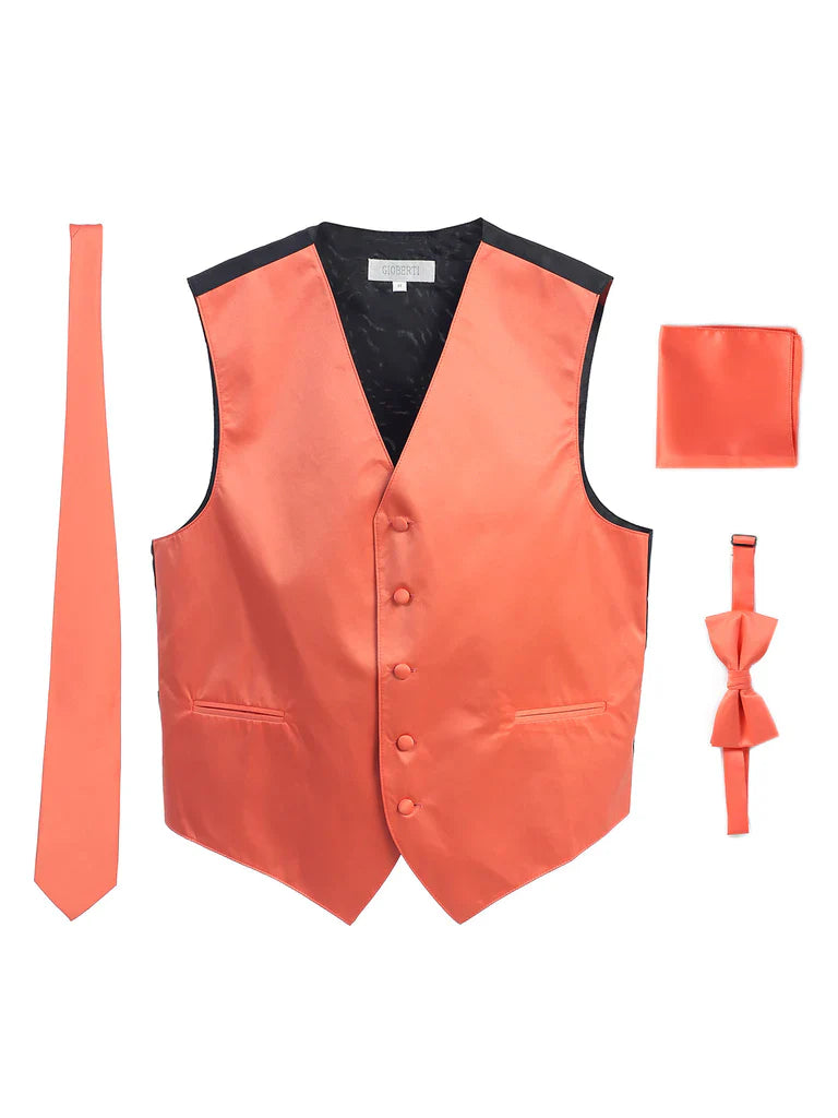 VSM4-MEN'S 4 PC VEST SET