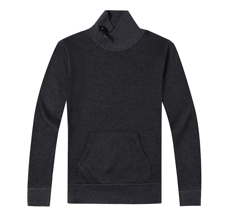 SW-922 MEN'S LONG SLEEVE TURTLENECK COLLAR PULLOVER KNITTED SWEATER