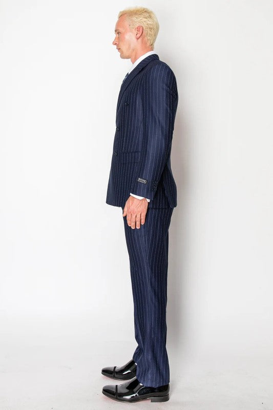 DB-1088-NAVY-DOUBLE-BREAST-SLIM-SIZE 34S-46S & 34R-56R & 38L-56L