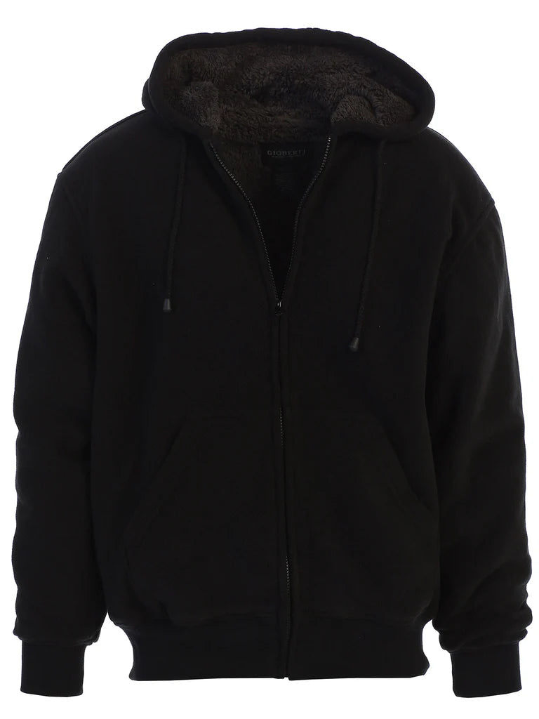 FH-99 Men's Polar Fleece Hoodie W/ Sherpa Lining