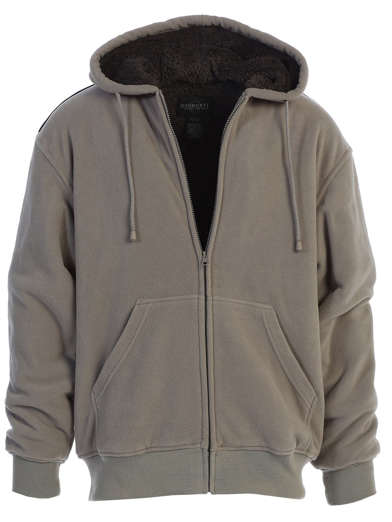 FH-99 Men's Polar Fleece Hoodie W/ Sherpa Lining