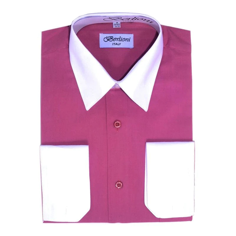 MAGEN KID'S BL-TWO-TONE-SHIRT