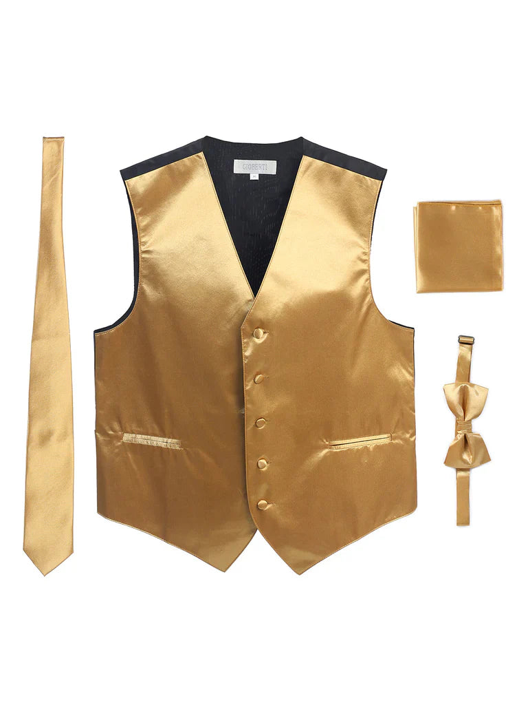 VSM4-MEN'S 4 PC VEST SET