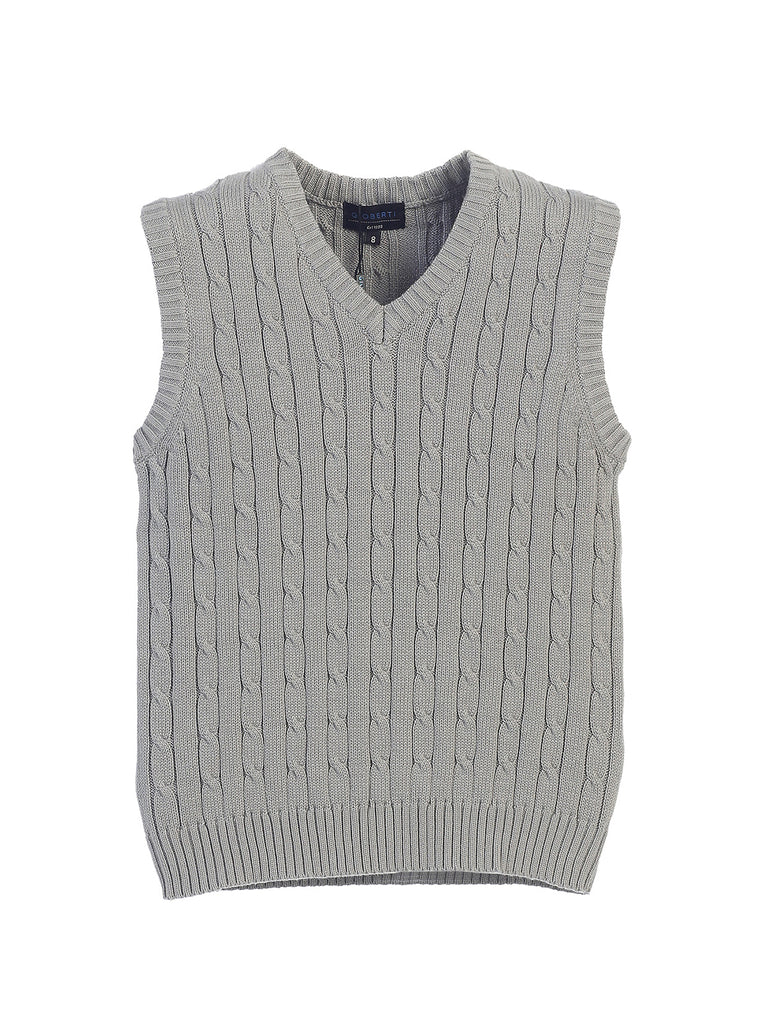 SW-872 V-NECK SWEATER VEST - 6 COLORS - SIZE 2-18