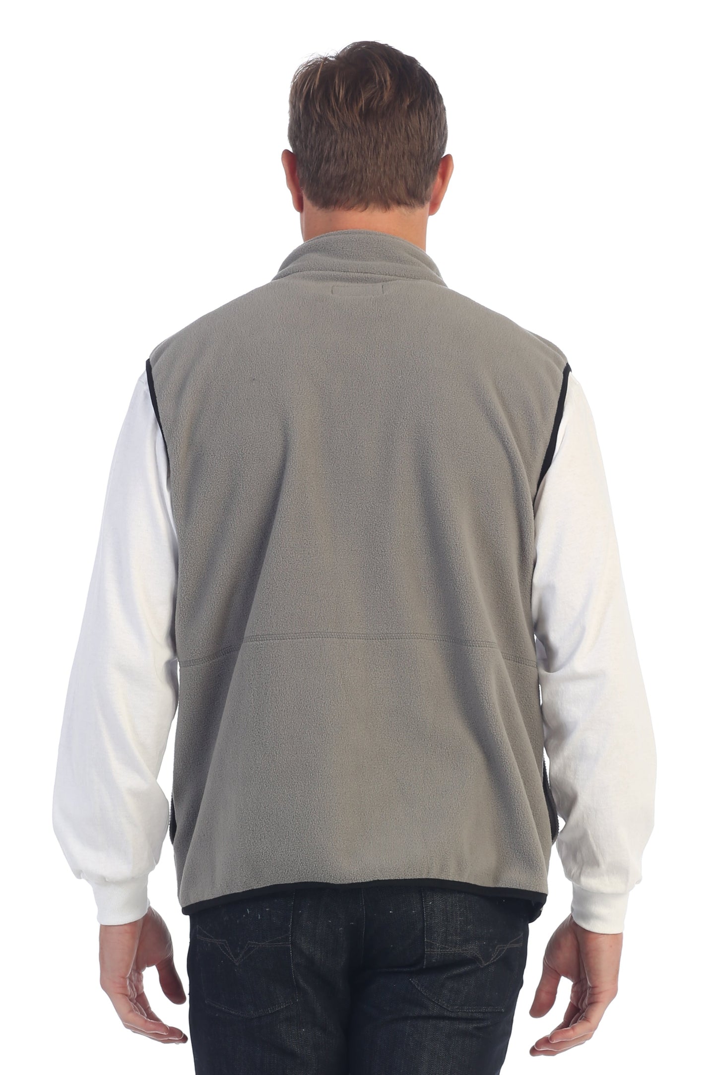 FV-903 Men's Full Zipper Polar Fleece Vest