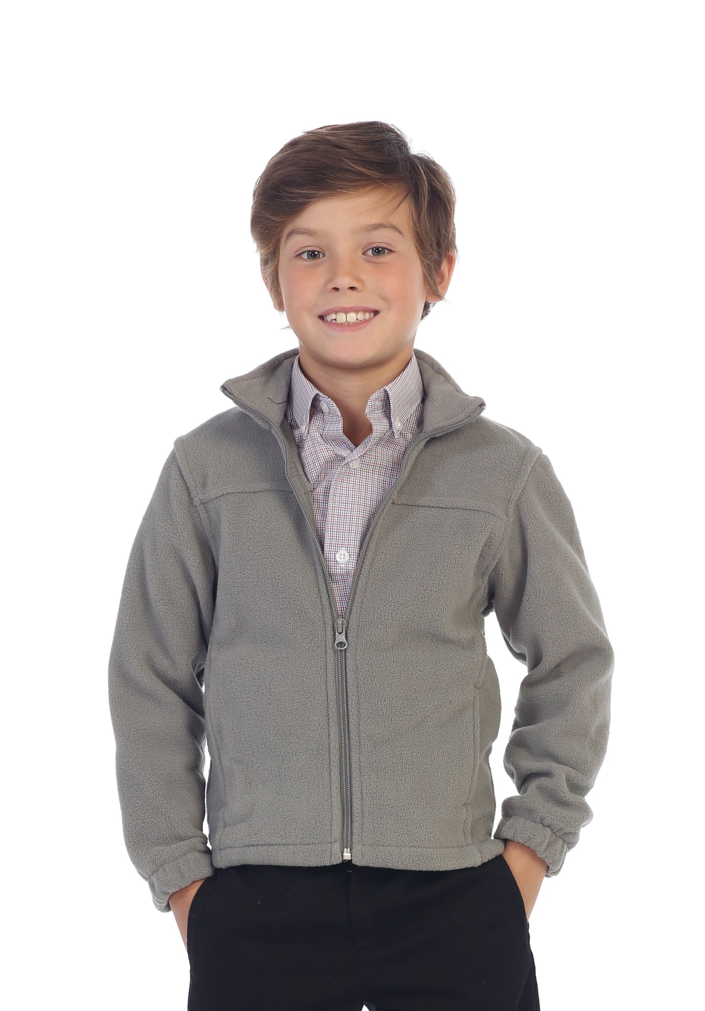 FS-801 Full Zip Polar Fleece Jacket - 10 Colors - Size 4-18