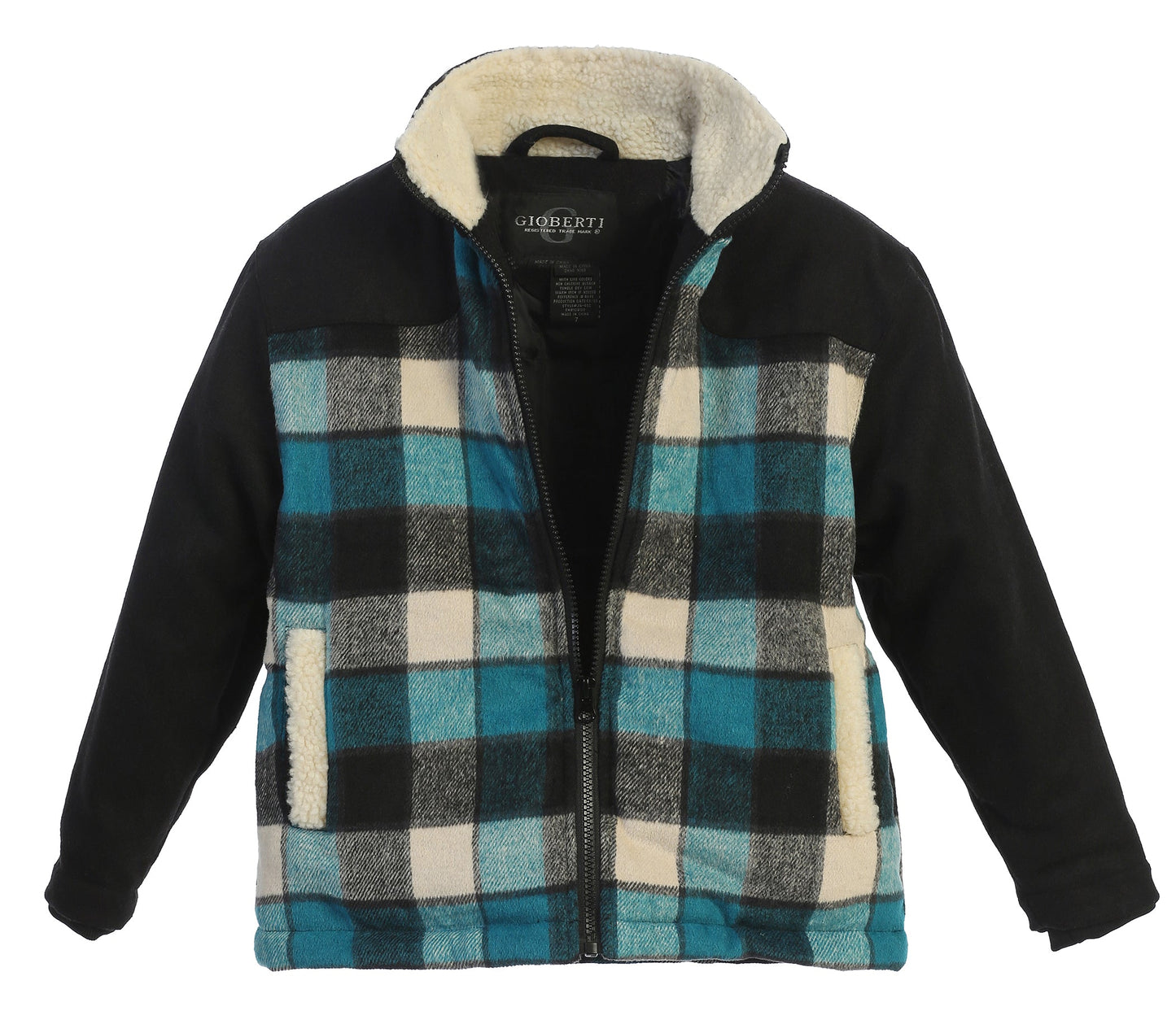 JA-802 Wool-Like Plaid Jacket - 3 COLORS - SIZE 4-18