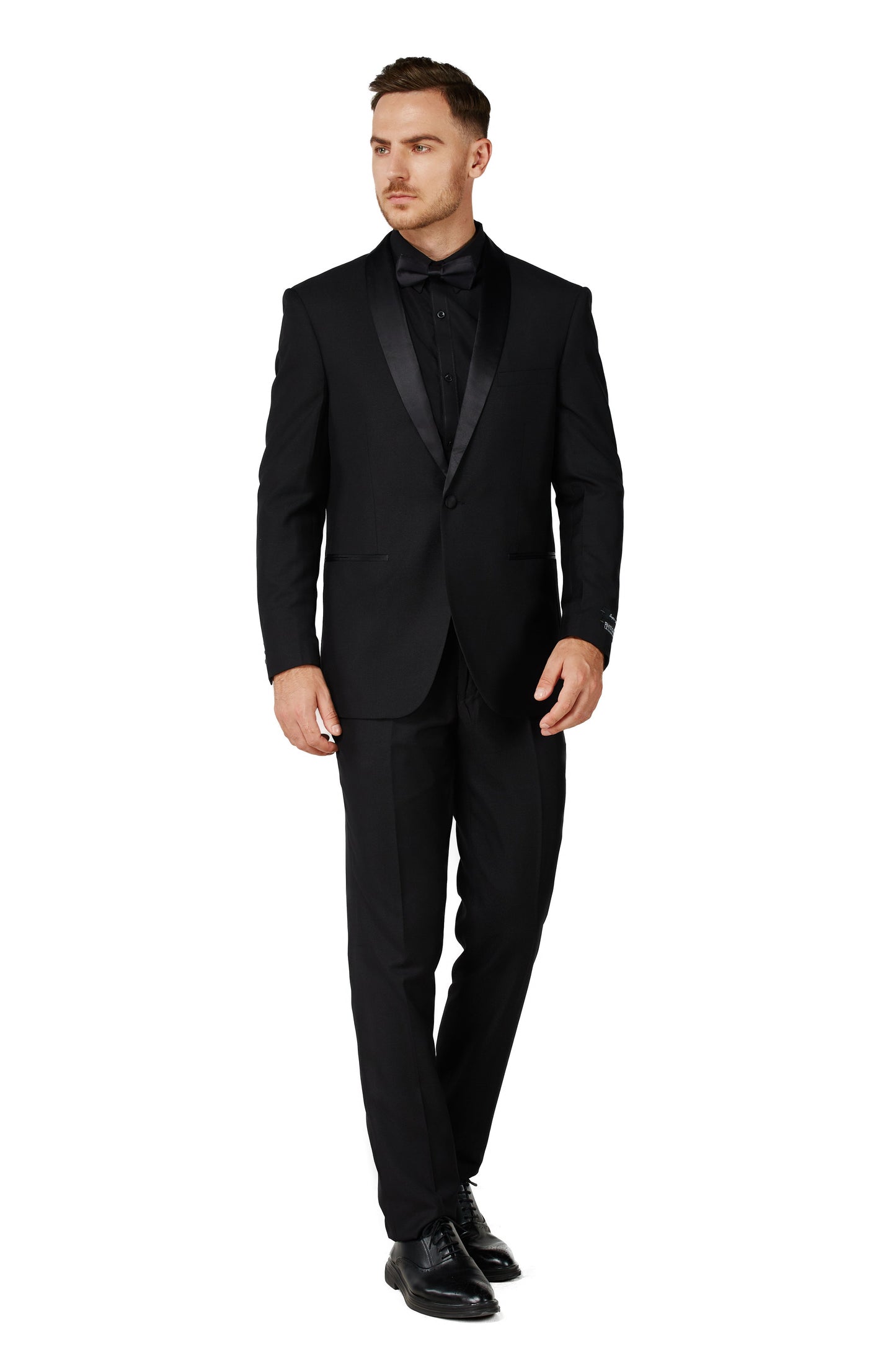 2645-Black-Tuxedo-Slim Fit-2PC-SIZE 34S-46S & 34R-56R & 38L-56L