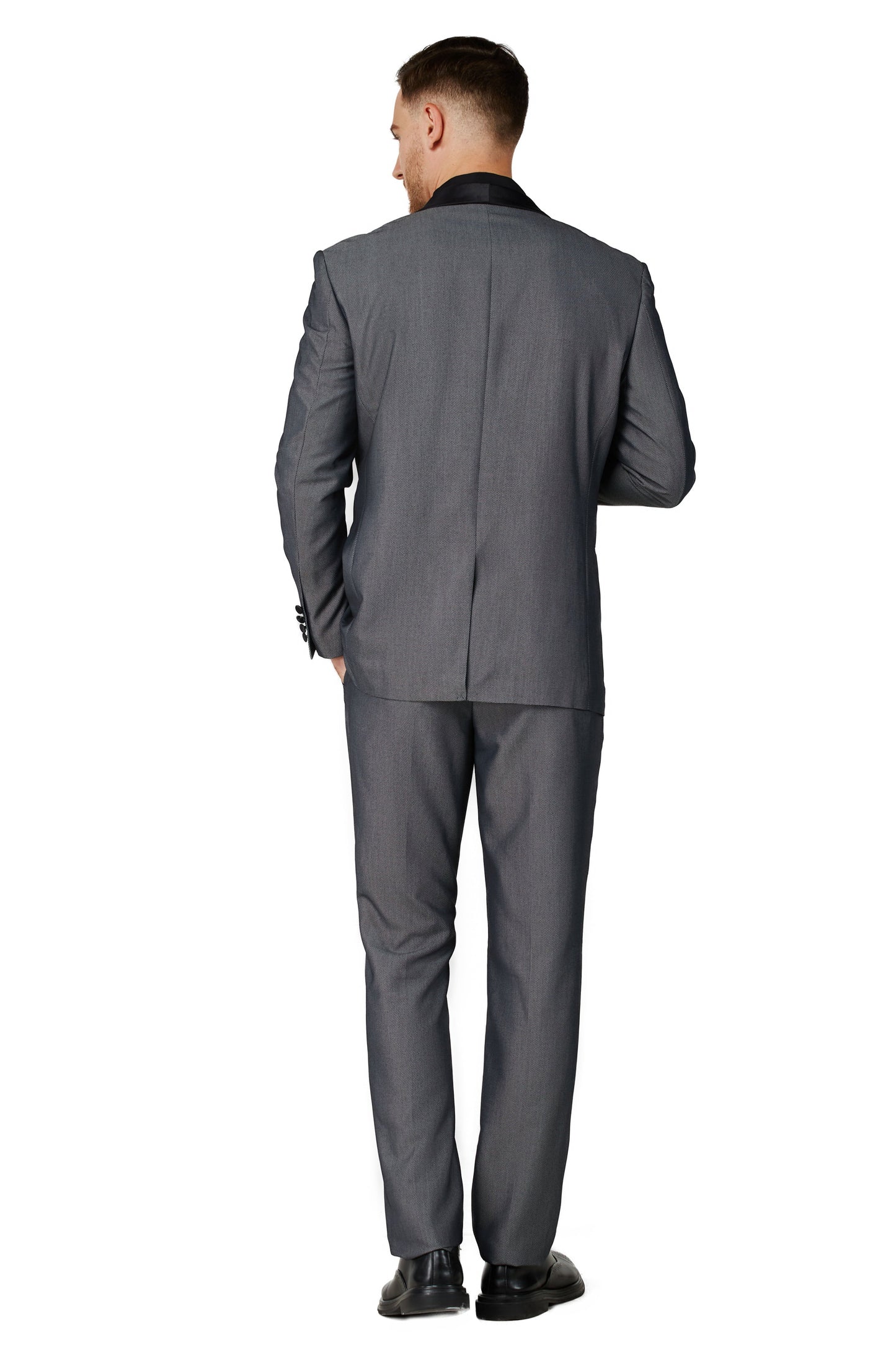 2645-Gray Tuxedo-Slim Fit-2PC-SIZE 34S-46S & 34R-56R & 38L-56L