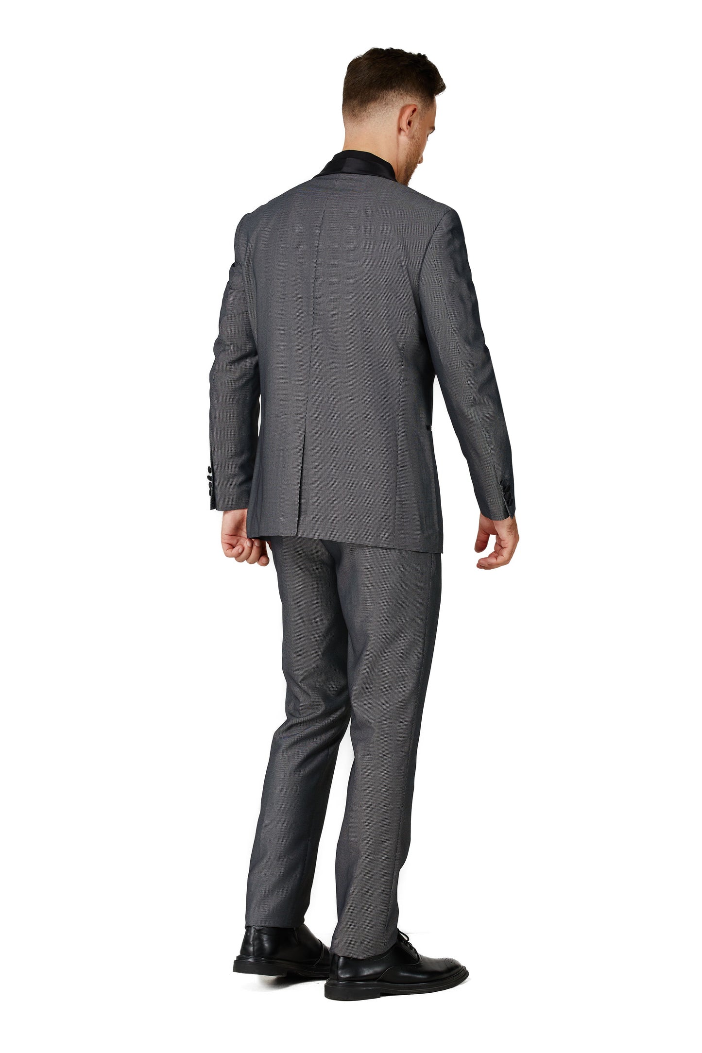 2645-Gray Tuxedo-Slim Fit-2PC-SIZE 34S-46S & 34R-56R & 38L-56L
