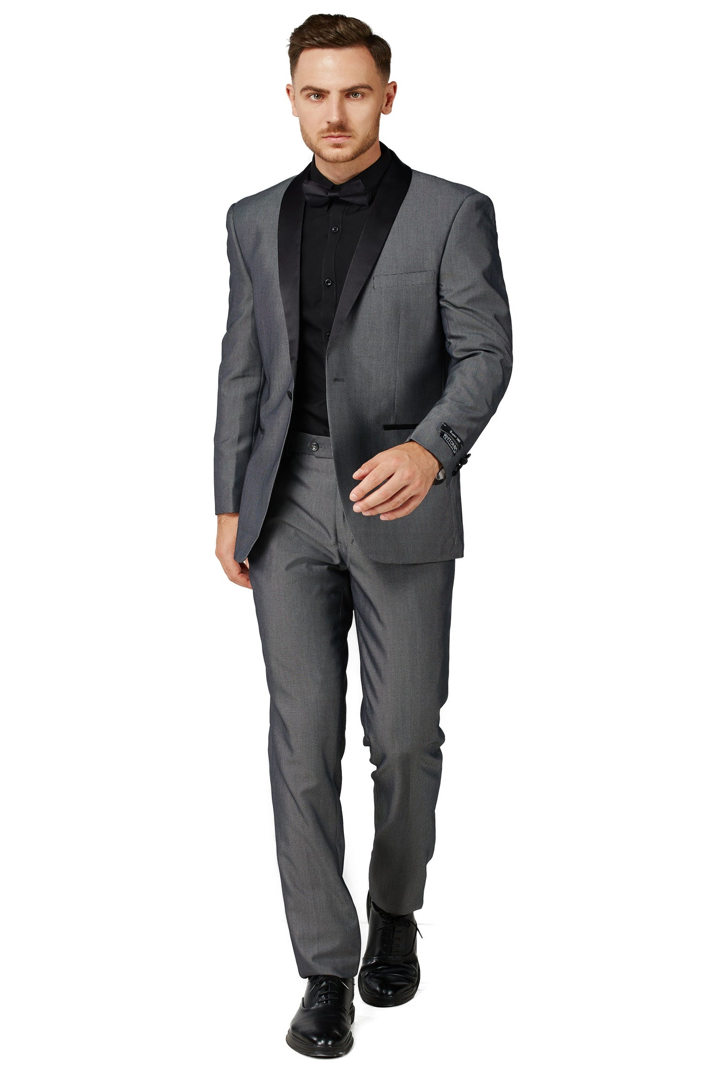 2645-Gray Tuxedo-Slim Fit-2PC-SIZE 34S-46S & 34R-56R & 38L-56L