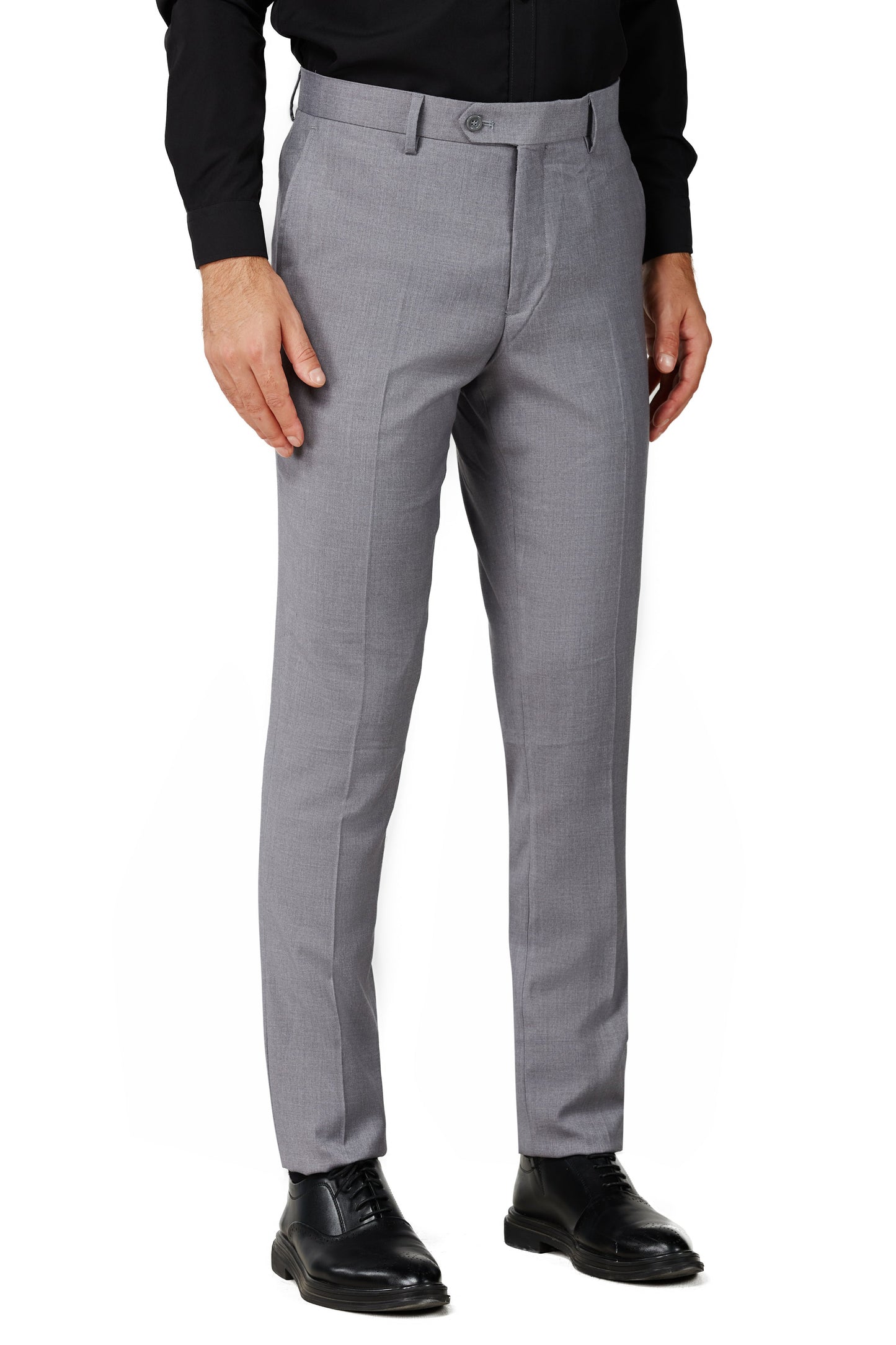 8745-LIGHT GRAY-SLIM FIT-3PC-SIZE 34S-46S & 34R-56R & 38L-56L