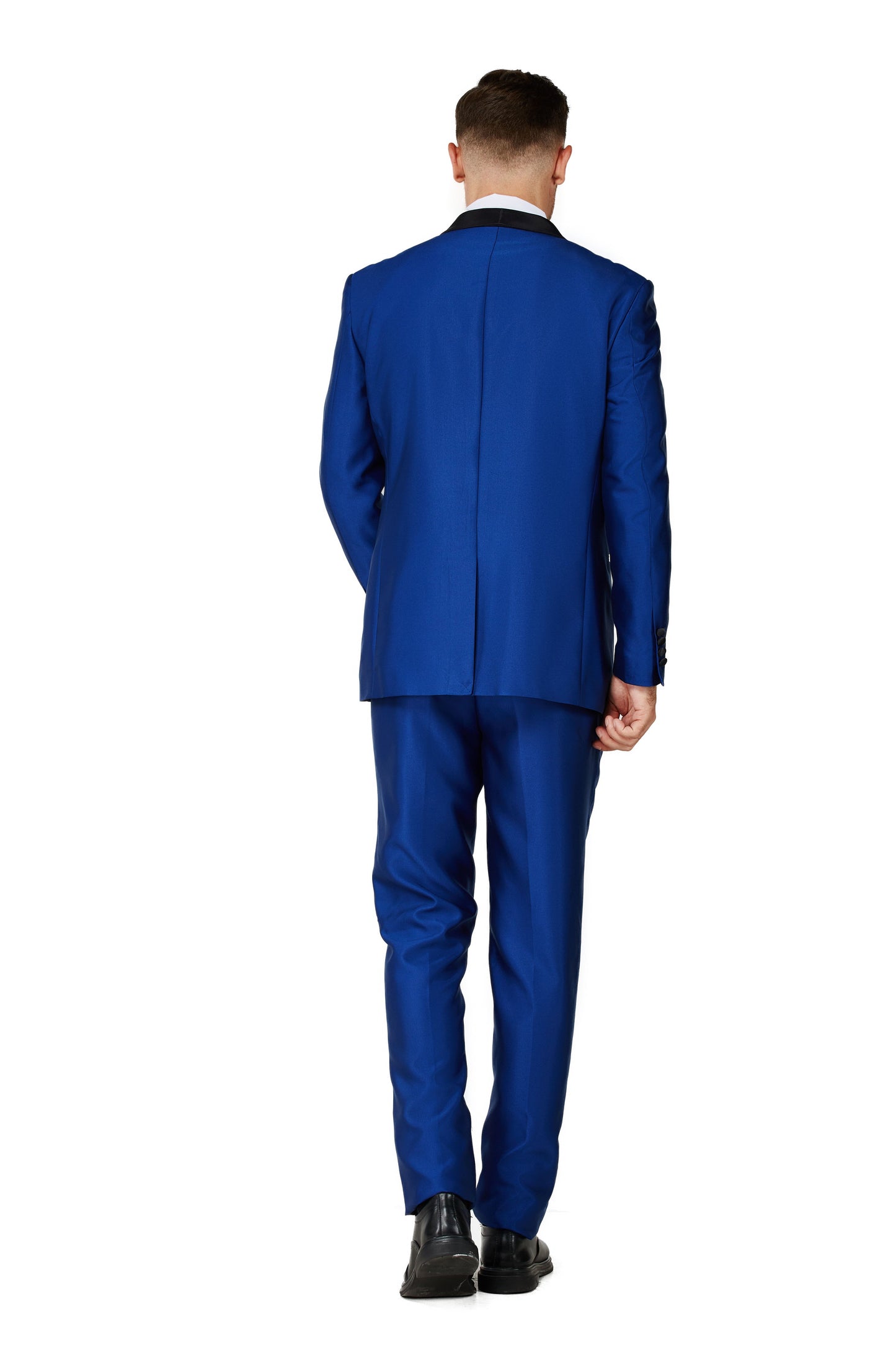 9709-Shiny Royal Blue-Tuxedo Slim-2pc-size 34S-46S & 34R-56R & 38L-56L