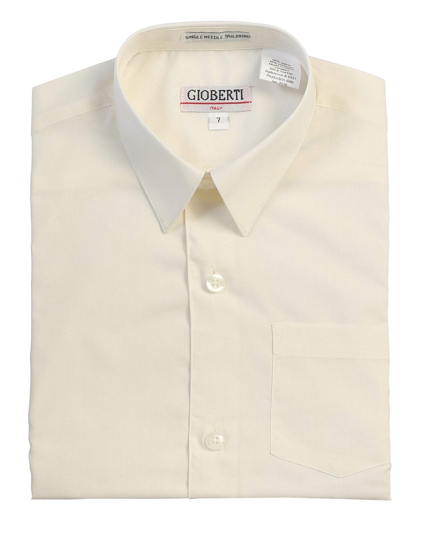 DS-85S Boy's Short Sleeve Solid Dress Shirt IN 6 CLORS (BURG-L BLUE-IVORY-GREEN-MINT-TEAL) SIZE 4-18