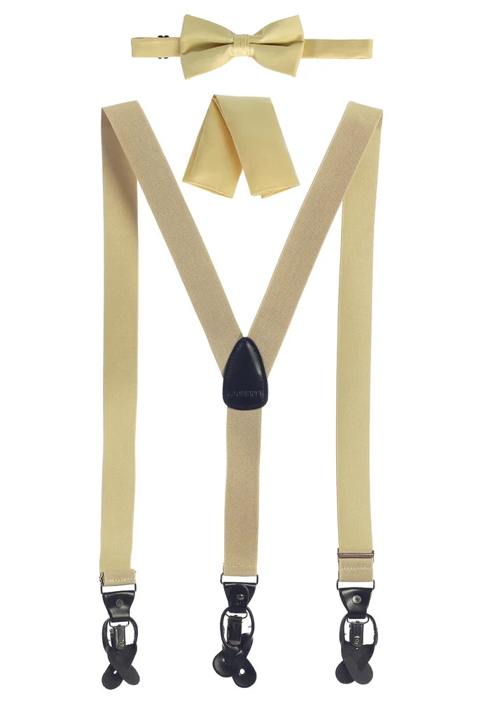 SUSM3 Men's Convertible Suspenders Set
