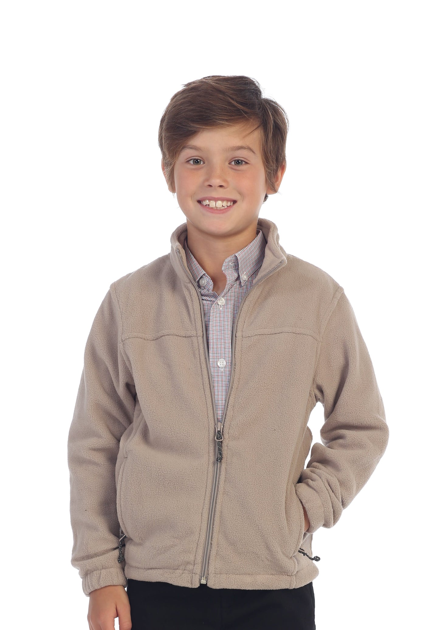 FS-801 Full Zip Polar Fleece Jacket - 10 Colors - Size 4-18
