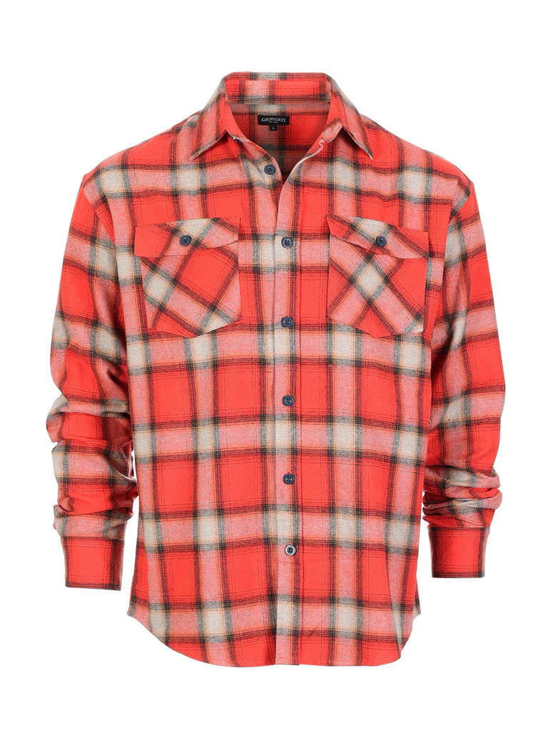 LS-92F Men's Plaid Flannel Shirt