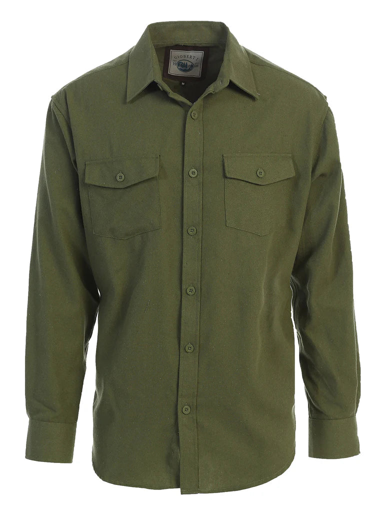 LS-92F Men's Plaid Flannel Shirt