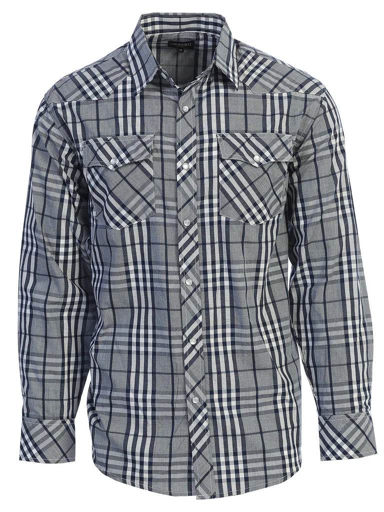 LS-92W Men's Western Pearl Snap Shirt Part-A